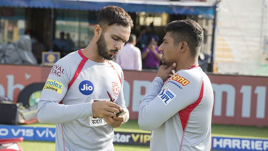 Mandeep Singh and Sarfaraz Khan are teammates at KXIP in the IPL.